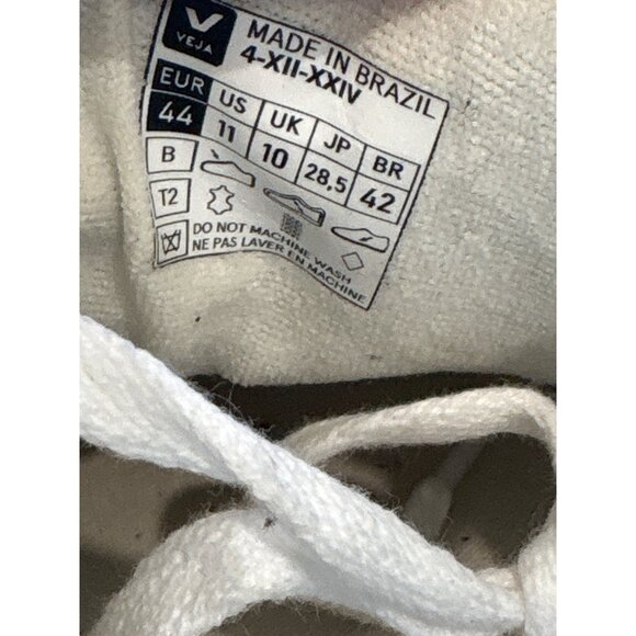 Veja Esplar Logo Sneakers in Extra-White Black 11 Mens Athletic Shoes - Picture 7 of 14